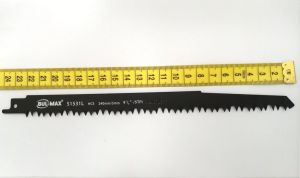 Hts Çelik Tilki Kuyruğu Testere Ağzı Uzun 240mm-5mm S1531L Çok Amaçlı Ahşap Kemik Pvc BMX-2695