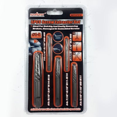 Paslanmış Vida Açma Sistemi 5 Li Set Her Boy Paslanmış Vida Söker