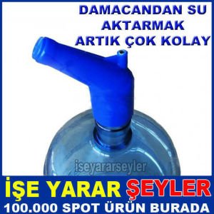 Damacanadan başka bir kaba su aktarma hunisi kolay su dökme aparati havalandırmalı damacana hunisi