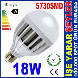 LEDON LD-0218 A GRUBU ENERJİ TASARRUFLU 3500 Lumen BÜYÜK BOY GARANTİLİ 18W SMD LED AMPÜL BEYAZ IŞIK