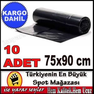 10 ADET BATTAL BOY SU SIZDIRMAZ ÇÖP POŞETİ -1