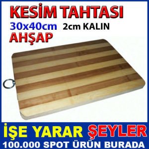 BAMBUDAN YAPILMIŞ DOĞAL AHŞAP KESME TAHTASI