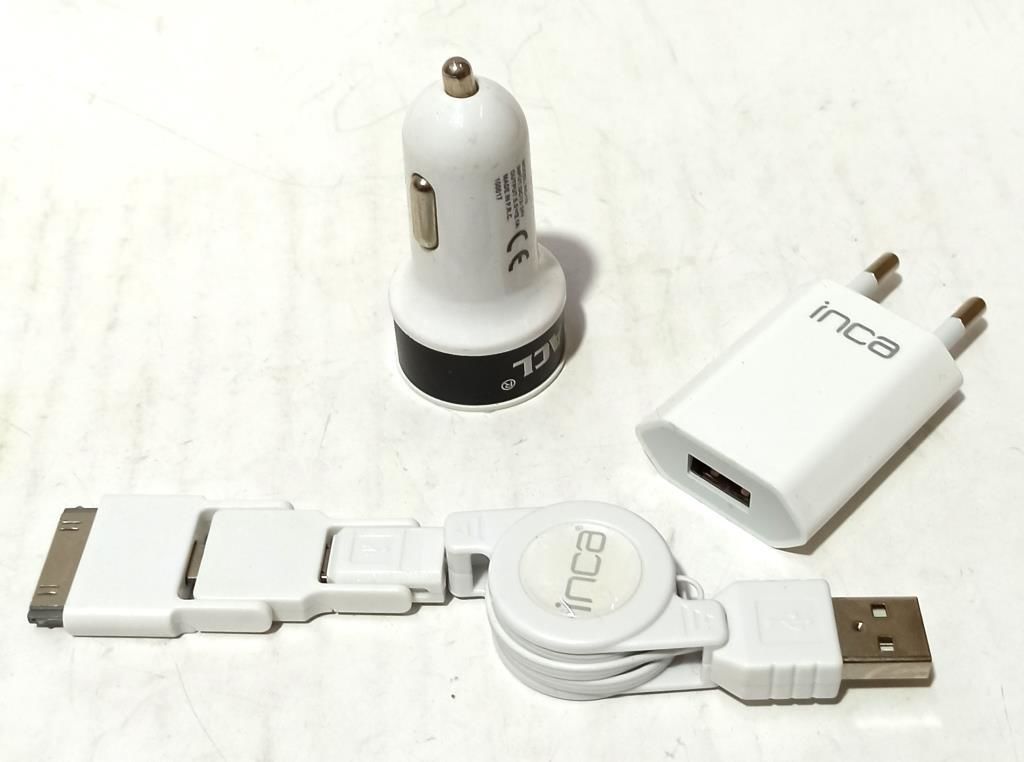 Multifonksiyonel Micro USB iPhone 4 ve Lightning Uçlu Şarj Aleti