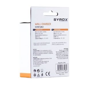 Syrox 0.6A Şarj Cihazı Samsung E1205 / E1190 / E1150 / D880 -J13K
