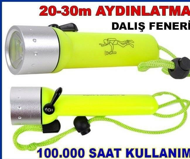 SIĞ IŞIK 260 LÜMEN LED SU GEÇİRMEZ DALIŞ FENERİ