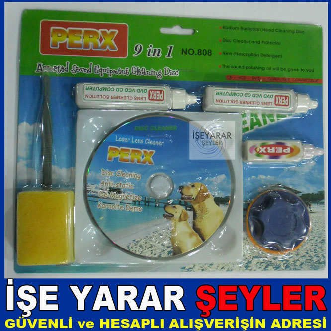 9 in1 CD/VCD/DVD/CD-ROM LENS FULL TEMİZLEME KİTİ