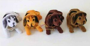 Başını Sallayan Köpek Nostaljik Süet Araba Süsü, Hediyelik Araba Süsü Hareketli Araba Süsü Köpek