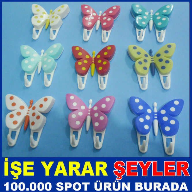 2 KANCALI BENEKLİ KELEBEK ASKI BÖCÜŞ ASKILIK KDH