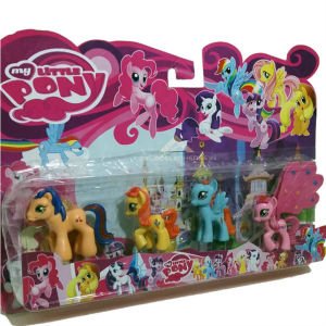 MY LITTLE PONY 4'LÜ RENKLİ VE EĞLENCELİ KARAKTERLER