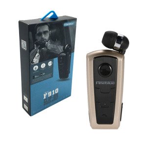 Titreşimli Makaralı Mikrofonlu Bluetooth Kulaklık Fineblue F910 Yaka Askılı Çİft Telefon Eşleşmesi