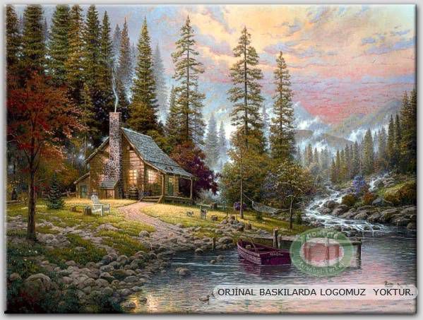 100x70cm ÇERÇEVELİ CANVAS TABLO FANTASY C01 1300