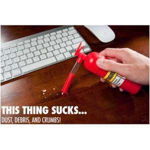 Yangın Tüpü Şeklinde Pilli Mini Vakum Ve Toz Temizlik Cihazı