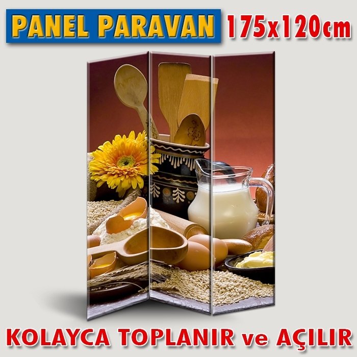 GÖRSELLİ KATLANIR PANEL BÖLME SİSTEMİ - MUTFAKTA ESTETİK