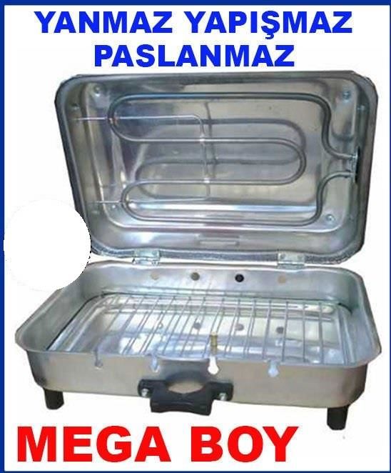 TANER ELEKTRİKLİ MEGA BOY ET VE BALIK IZGARASI