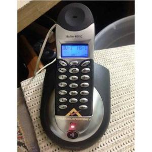 Arayan Numarayı Gösteren Dijital Deck Telsiz Telefon Handsfree Mavi Işıklı Ekranlı Kablosuz Telefon