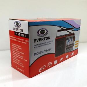 Şarjlı Taşınabilir Müzik Kutusu Mp3 Usb Fm Radyo Everton VT-3061