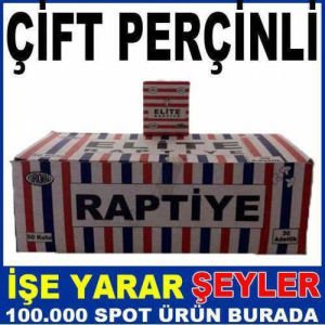 120 ADET ÇİFT PERÇİNLİ ELE BATMAZ RAPTİYE