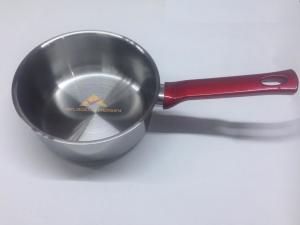 19cm ÇAPINDA PASLANMAZ ÇELİK KOÇERO SAPLI BÜYÜK BOY SÜTLÜK