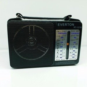 Pilli ve Elektrikli fm/am/sw Analog Dünya Radyosu Everton RT-1218