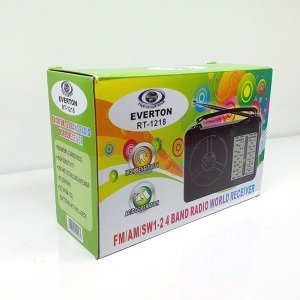 Pilli ve Elektrikli fm/am/sw Analog Dünya Radyosu Everton RT-1218