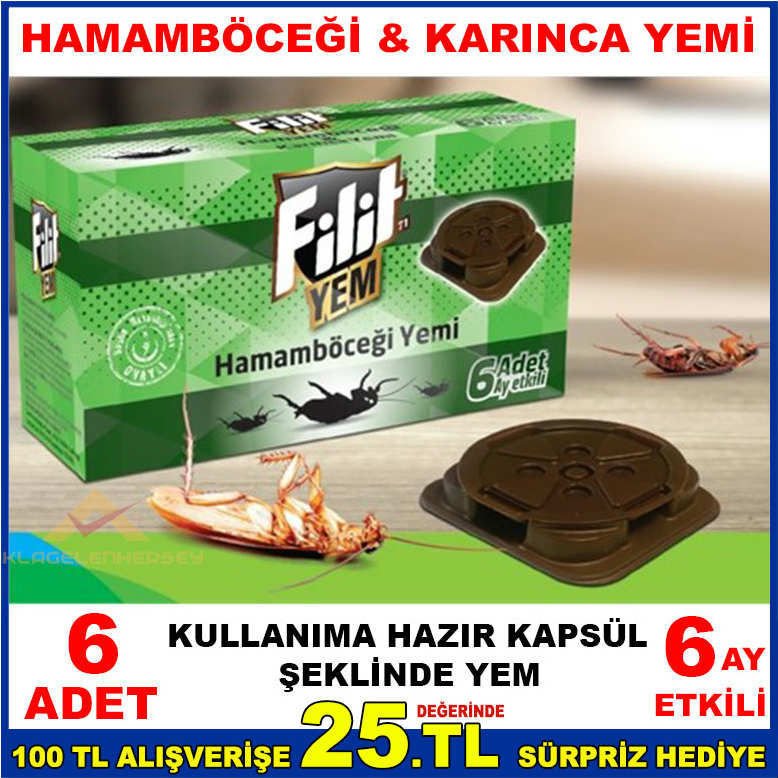 FİLİT HAMAM BÖCEĞİ ve KARINCA YEMİ HAZIR KAPSÜL -1