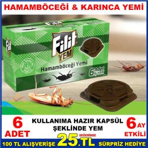 FİLİT HAMAM BÖCEĞİ ve KARINCA YEMİ HAZIR KAPSÜL -1