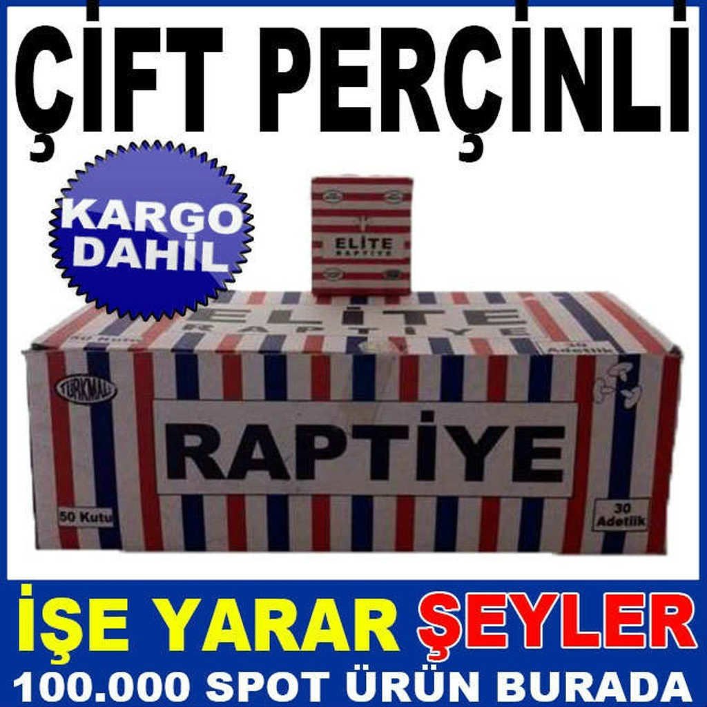 120 ADET ÇİFT PERÇİNLİ ELE BATMAZ RAPTİYE