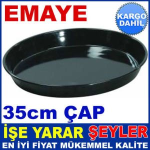 35cm YANMAZ YAPIŞMAZ EMAYE FIRIN TEPSİSİ KD