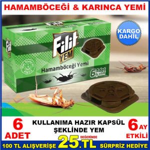 FİLİT HAMAM BÖCEĞİ ve KARINCA YEMİ HAZIR KAPSÜL -1