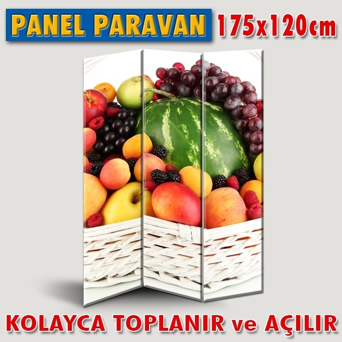 GÖRSELLİ KATLANIR PANEL BÖLME SİSTEMİ - MEYVELER 2