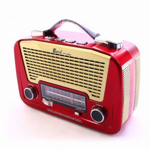 FP-1503BT Bluetootlu Radyo Çalar FM/AM/SW1-2 SD/USB/TF Led Işıklı Portatif Müzik Çalar