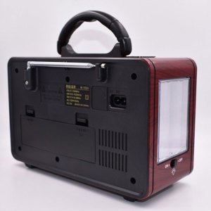FP-1503BT Bluetootlu Radyo Çalar FM/AM/SW1-2 SD/USB/TF Led Işıklı Portatif Müzik Çalar