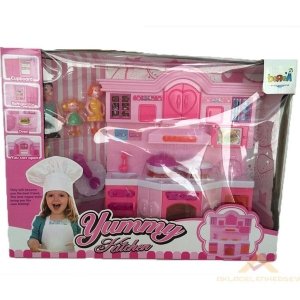 YUMMY 12 PARÇA EĞİTİCİ OYUNCAK MUTFAK TAKIMI KD