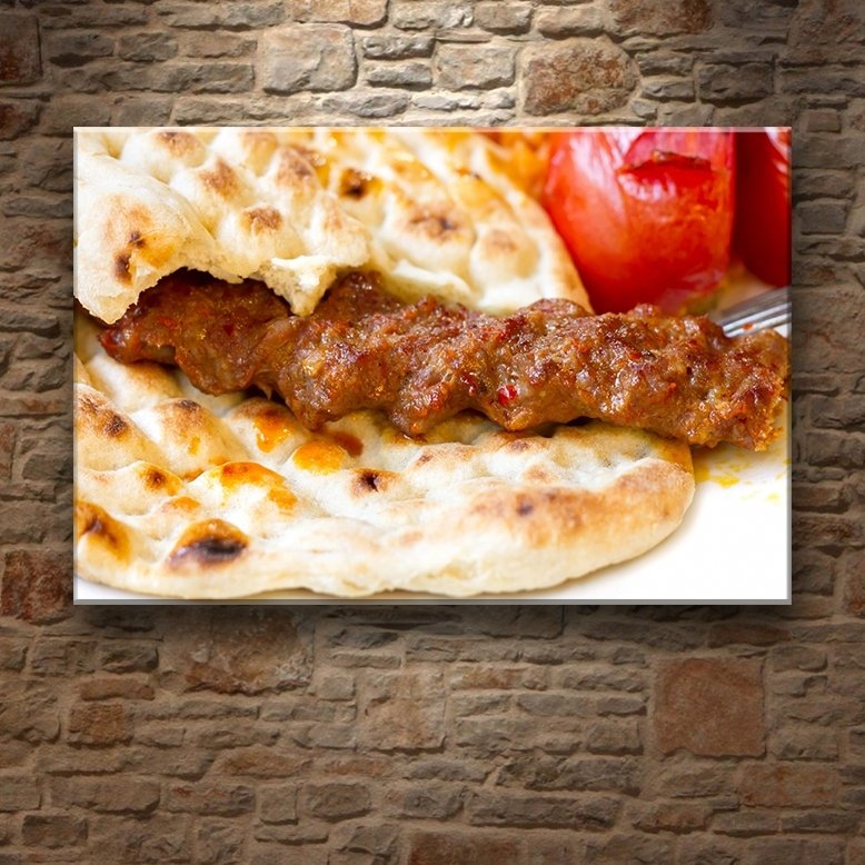 ADANA KEBAP&PİDE 7 değişen ölçü ORİJİNAL KANVAS TABLO