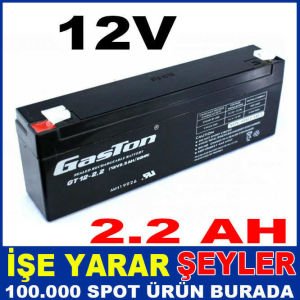 GT12-2.2 GASTON IŞILDAK KURU AKÜ 12V 2.2AH