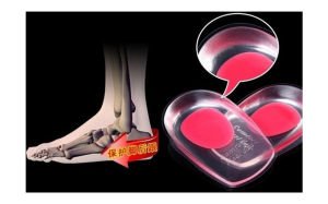 Topuk Silikonu Şeffaf Pembe Bayan