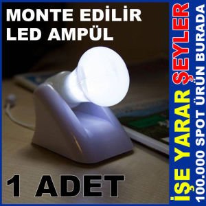 1 ADET AYARLANABİLİR HANDY BULB LED AYDINLATMA