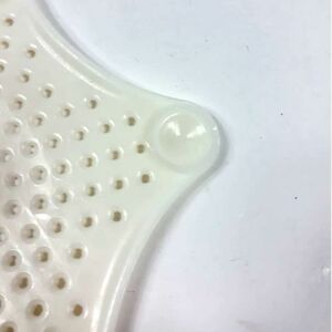 Yıldız Süzgeç Beyaz Vantuzlu Kaymaz Lavabo Küvet Süzgeci