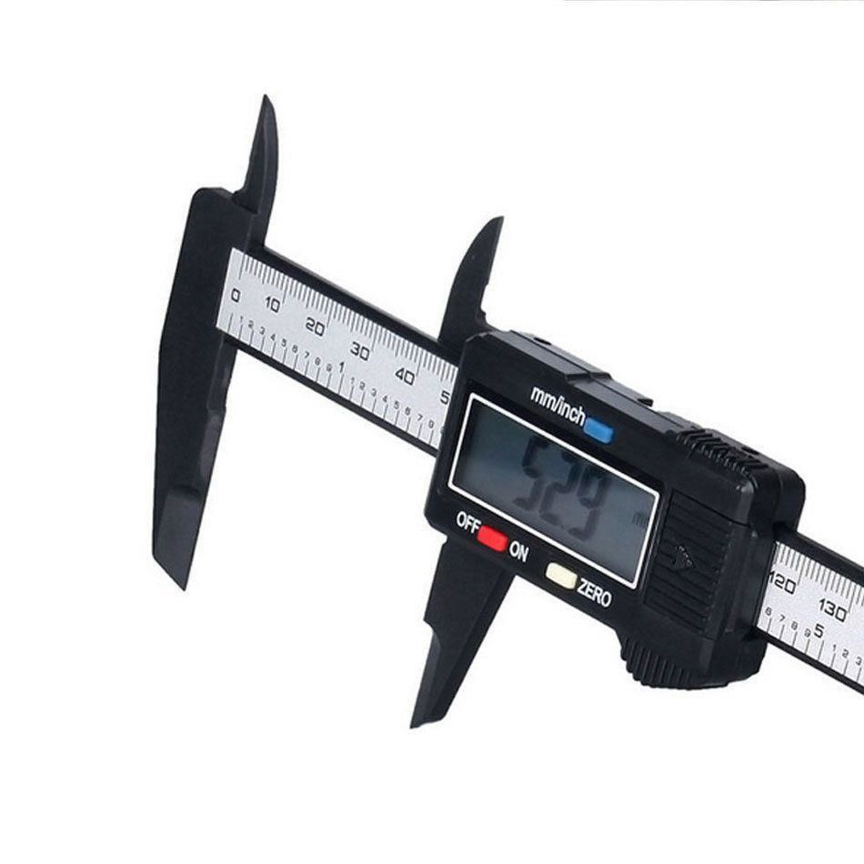 Kalınlık Ölçer Dijital Kumpas Karbon Fiber 150mm Dijital Elektronik Kumpas 0.1mm Yüksek hassasiyetli