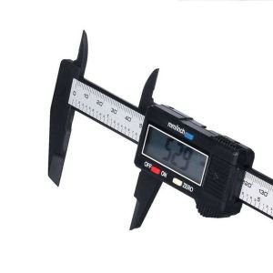 Kalınlık Ölçer Dijital Kumpas Karbon Fiber 150mm Dijital Elektronik Kumpas 0.1mm Yüksek hassasiyetli