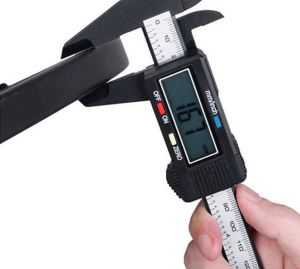Kalınlık Ölçer Dijital Kumpas Karbon Fiber 150mm Dijital Elektronik Kumpas 0.1mm Yüksek hassasiyetli