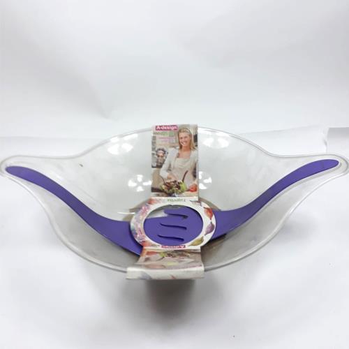 Salata Tabağı ve 2 adet Özel Çatal Özel Salata Gereçleri