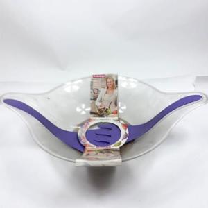 Salata Tabağı ve 2 adet Özel Çatal Özel Salata Gereçleri