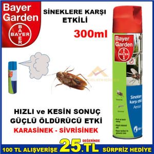 BAYER SİNEKLERE KARŞI ETKİLİ ÖLDÜRCÜ SİNEK İLACI