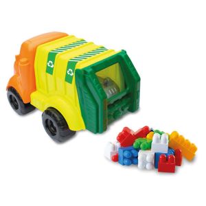 03451 Kutulu Çöp Kamyonum Bloklu (30 Parça)