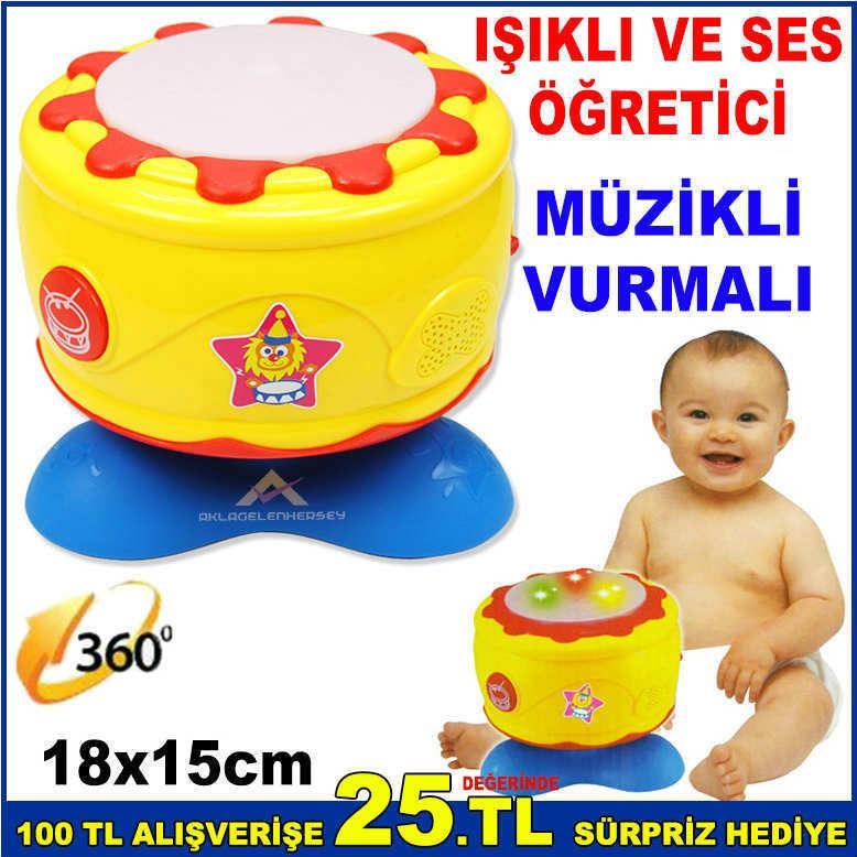 Büyük boy Kaya Davul,öğretici eğlendirici davul,can davul,müzikli vurmalı,çok sesli elektronik davul