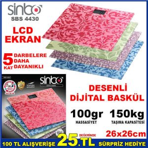 SİNBO SBS-4430 DESENLİ DİJİTAL CAM BASKÜL 150kg