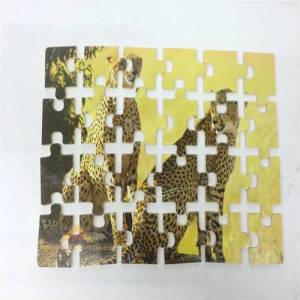 24 Parçadan Oluşan Çocukların Güzel Zaman Geçirebileceği Eğlenceli Çita Figürlü Ahşap Puzzle