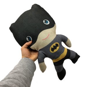 Bat man Figür Bez Bebek Yumuşak Dokulu Oyuncak Bebek 44cm Kumaş Bebek