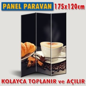 GÖRSELLİ KATLANIR PANEL BÖLME SİSTEMİ - KAPUÇİNO TADI